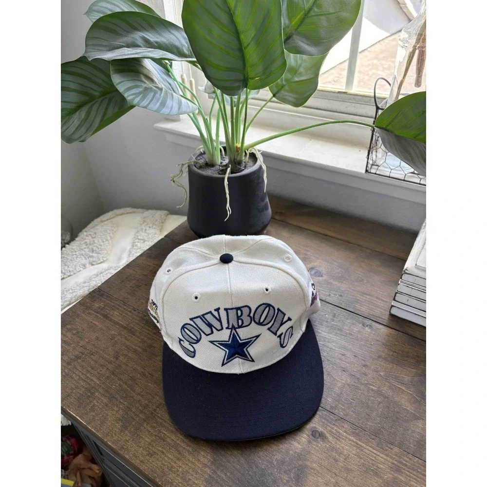 Vintage 90s Annco Dallas Cowboys NFL Super Bowl Champions Arch Snapback Hat